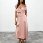 Belina Midi Dress Pink Front