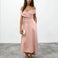 Belina Midi Dress Pink Front