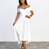 Belina Midi Dress- White