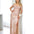 Bellatrix Off Shoulder Sequin Gown - Rose Gold