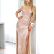 Bellatrix Off Shoulder Sequin Gown - Rose Gold