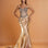 Bianca Strapless Corset Gown Gold front