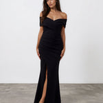 Briana Maxi Dress Black Front