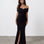 Briana Maxi Dress Black Front