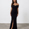 Briana Maxi Dress Black Front