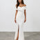 Briana Maxi Dress White Front