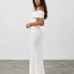Briana Maxi Dress White side