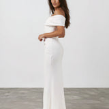 Briana Maxi Dress White side