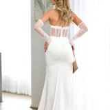 Brigitte Strapless Corset Gown - Ivory [HIRE]