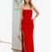 Brigitte Strapless Corset Gown - Red
