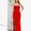 Brigitte Strapless Corset Gown - Red