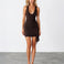 Britney Mini Dress Chocolate front