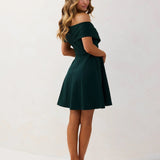 Britt Mini Dress - Green