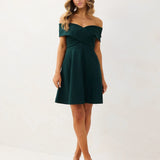 Britt Mini Dress - Green