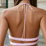 Calliope Maxi Top and Skirt Set Baby Pink Close Back