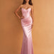 Camila Corset Satin Gown Pink front