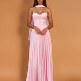 Carmel Chiffon Gown - Light Pink