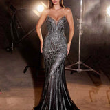 Ramona Strapless Beaded Gown - Black/Nude