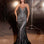 Ramona Strapless Beaded Gown - Black/Nude