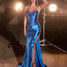 Blair Strapless Corset Gown - Royal