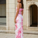 cecilia dress pink print back