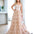 Celeste Layered Strapless Gown - Blush