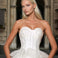 Celeste Layered Strapless Ball Gown Ivory Front