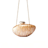 Damiana Clutch - Coffee
