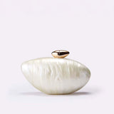 Damiana Clutch Milky White
