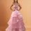 Daphne Corset Tulle Gown Pale Pink Front