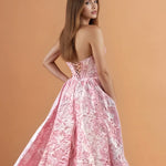 Davina Corset Gown Pink Back