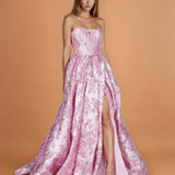 Davina Corset Gown - Pink
