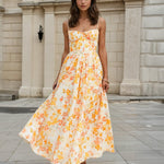 Elara midi print floral front