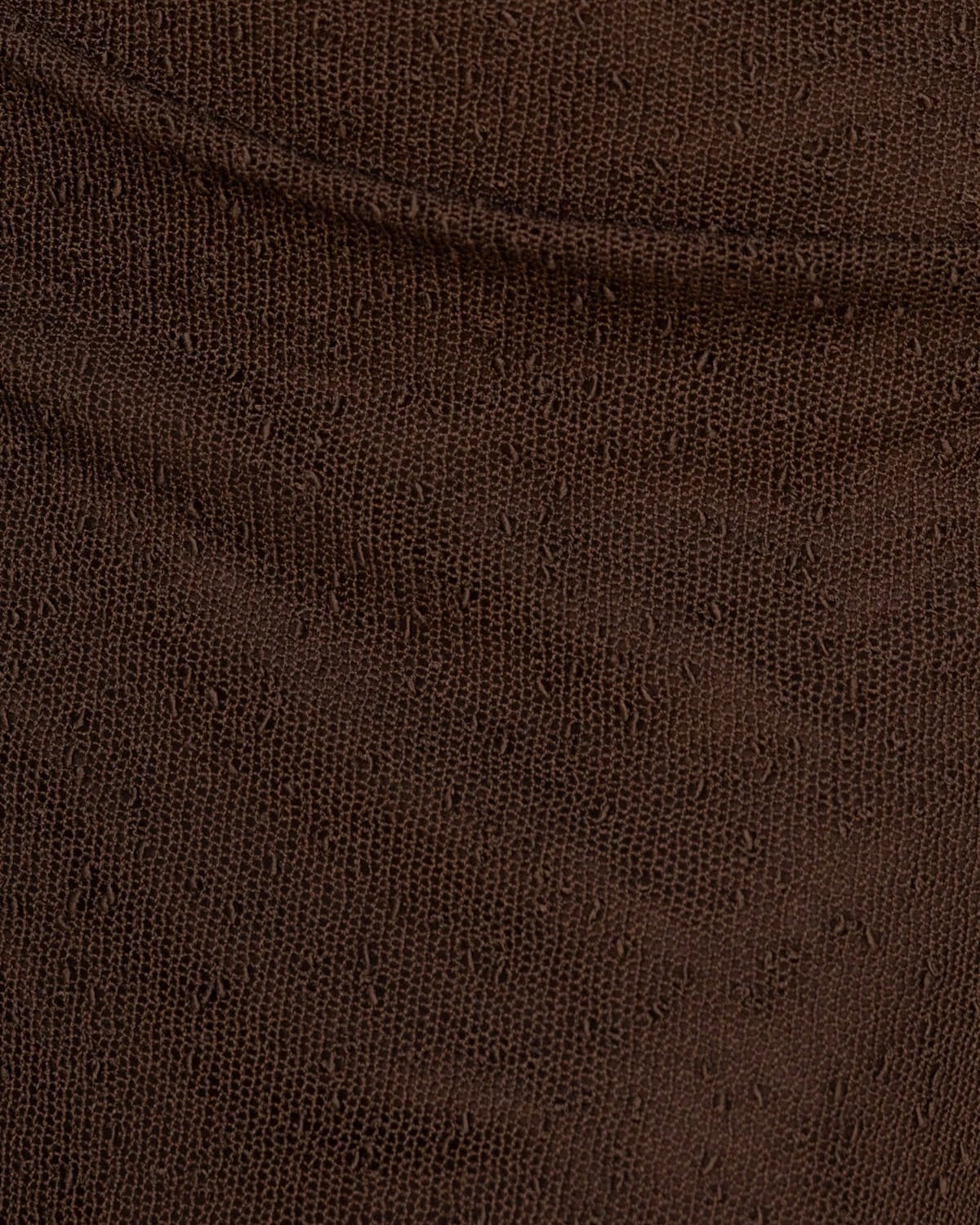 Ginnie Knit Long Sleeve Maxi Dress Chocolate fabric