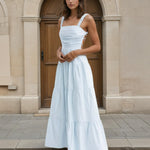 Fiorella Maxi Dress Blue Front