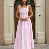 Fiorella Maxi Dress Pink Front