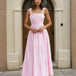 Fiorella Maxi Dress Pink Front