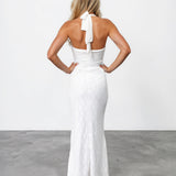 Giulia Lace Maxi Dress - White