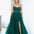 Iris Corset Lace Gown - Emerald