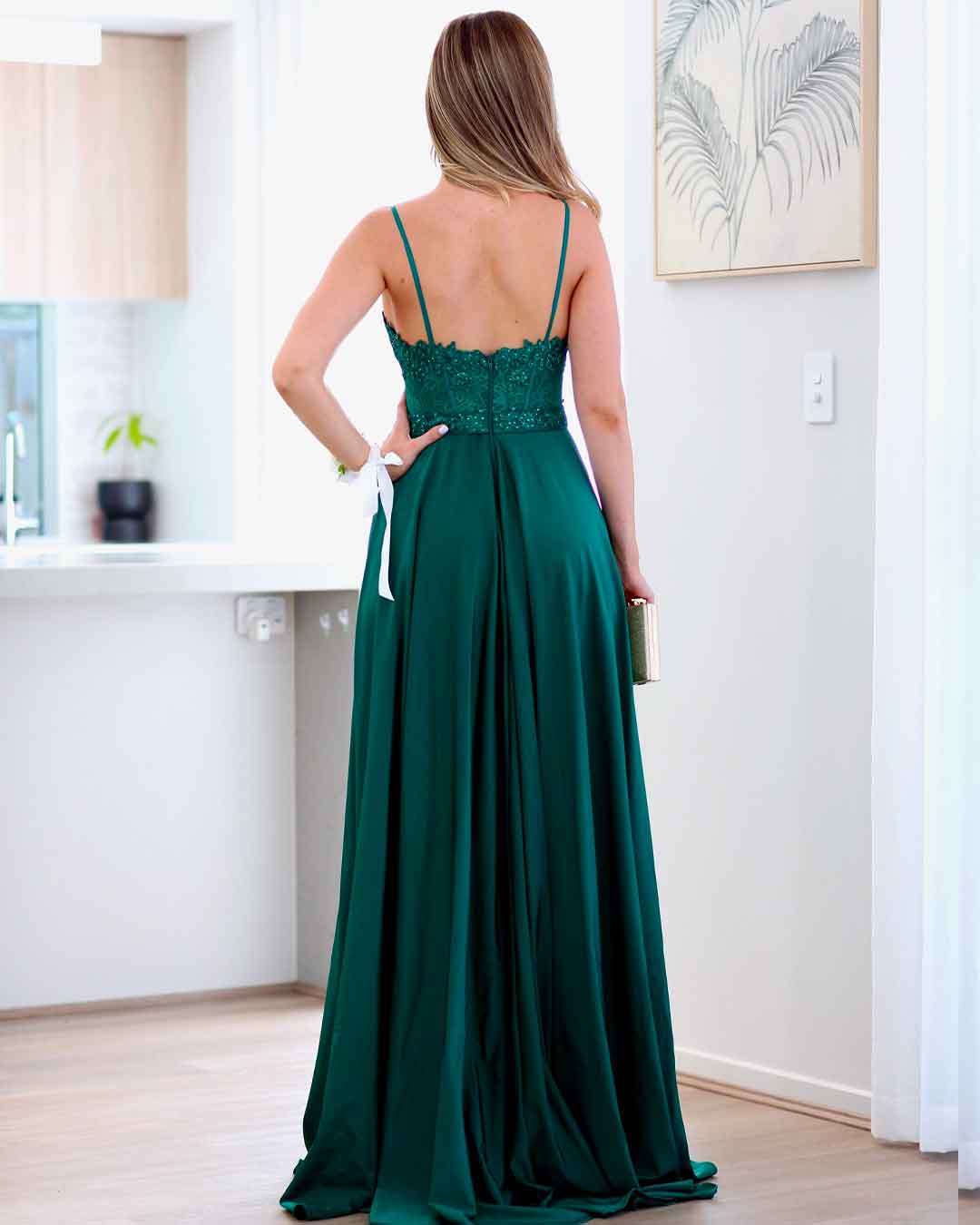 Joey Gown - Emerald Green **[EXCLUSIVE]