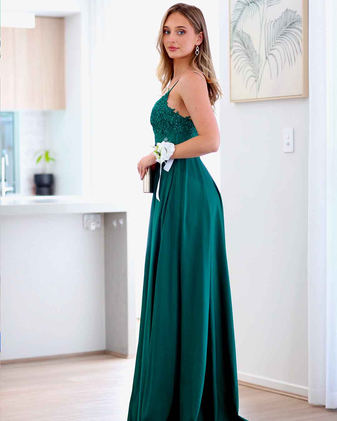 Joey Gown - Emerald Green **[EXCLUSIVE]