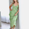 Jolene Ruffle Maxi Dress - Green