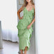 Jolene Ruffle Maxi Dress - Green