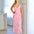 Jolene Ruffle Maxi Dress - Baby Pink