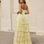 Kay Corset Layered Gown Lemon Back