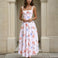 Lucca Maxi Dress White Print