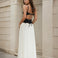 Mariana Maxi Dress Black Beige Back