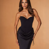 Mariana Corset Gown Black Front