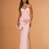 Mariana Corset Gown Pink front