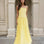 Mariana Maxi Dress Yellow Front
